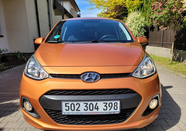 Hyundai i10 cena 34900 przebieg: 75380, rok produkcji 2015 z Warszawa małe 529